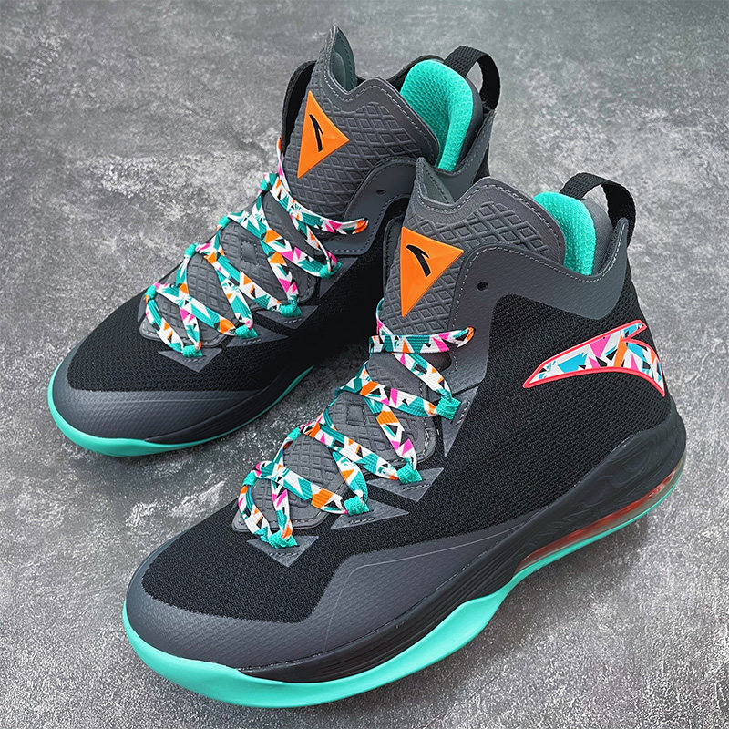 适配anta安踏神盾一代绿中国风涂鸦花色cmfy鞋带