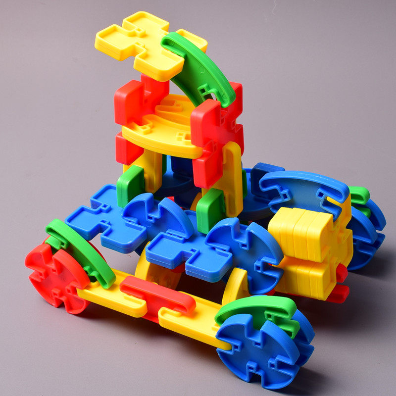 积木小号构造儿童塑料拼插拼装益智玩具幼儿园桌面建构