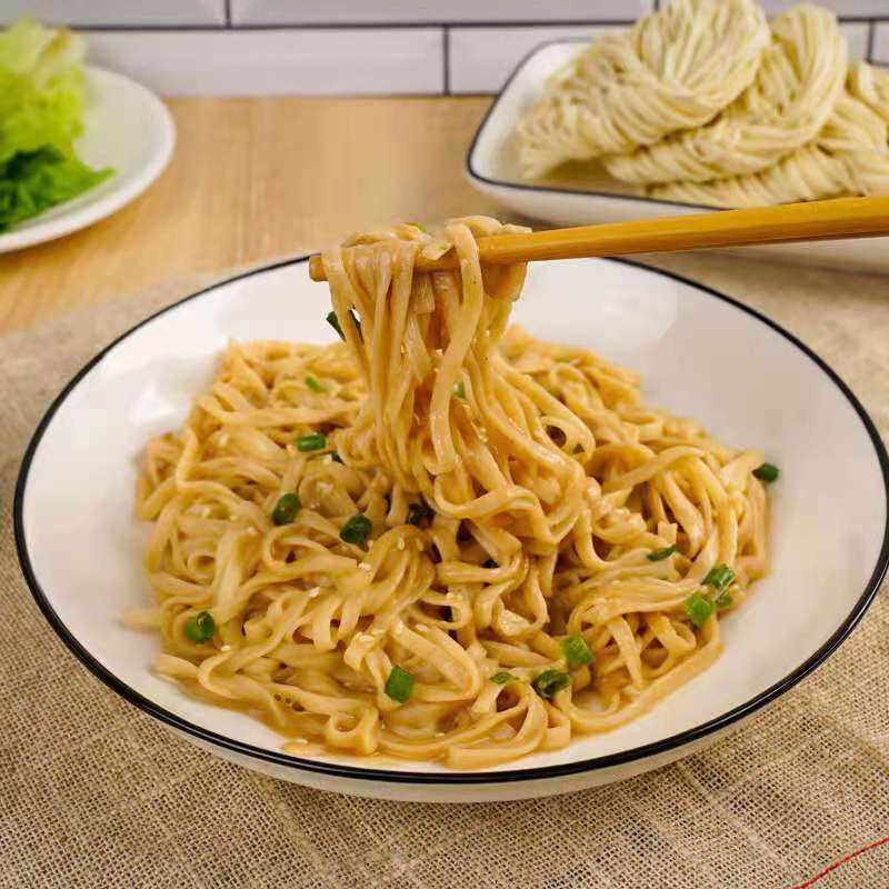 沙村沙县葱油花生酱拌面速食免煮手工酱料油炸冲泡方便面
