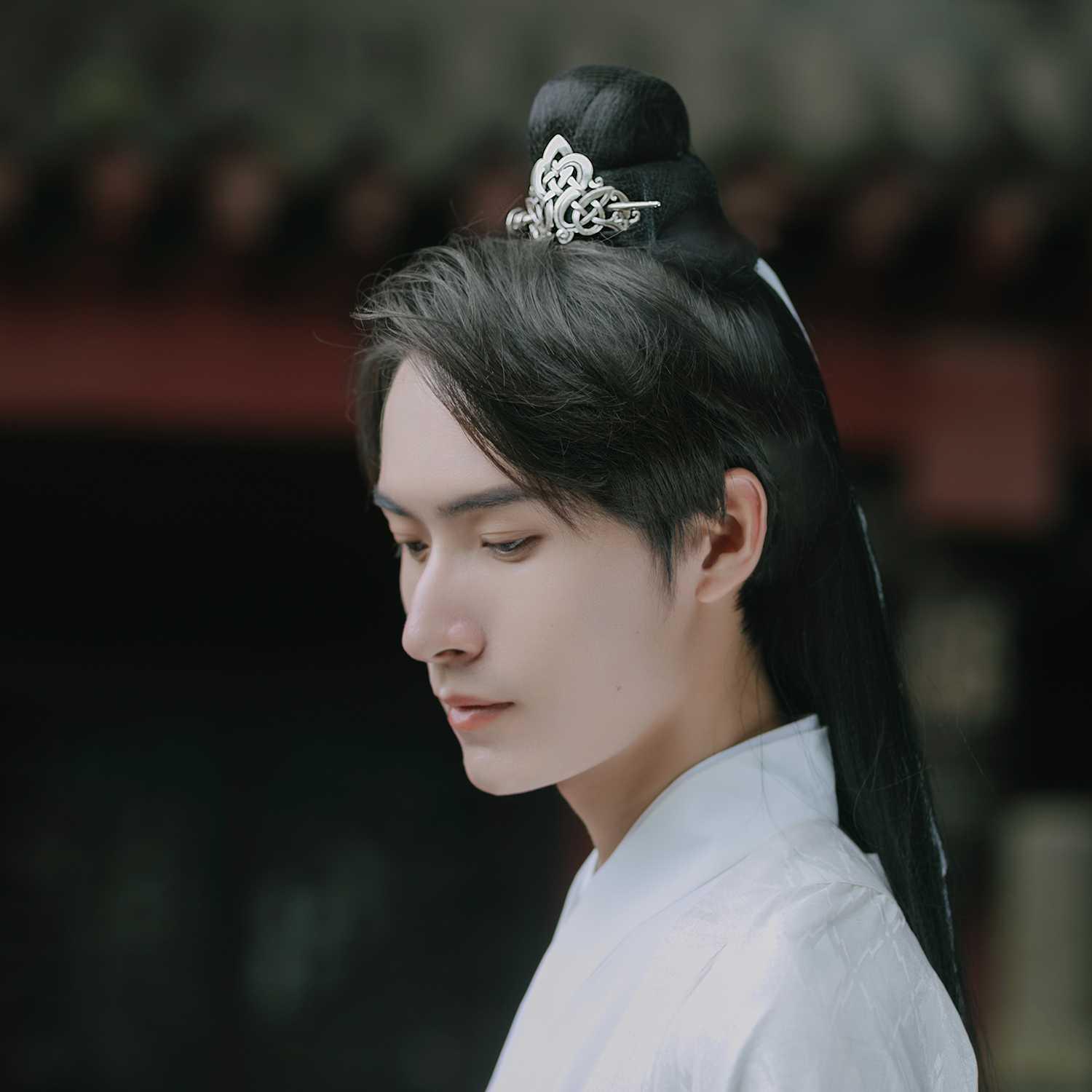 侠客cos道髻魏晋发簪束发书生古装雨山百搭发饰