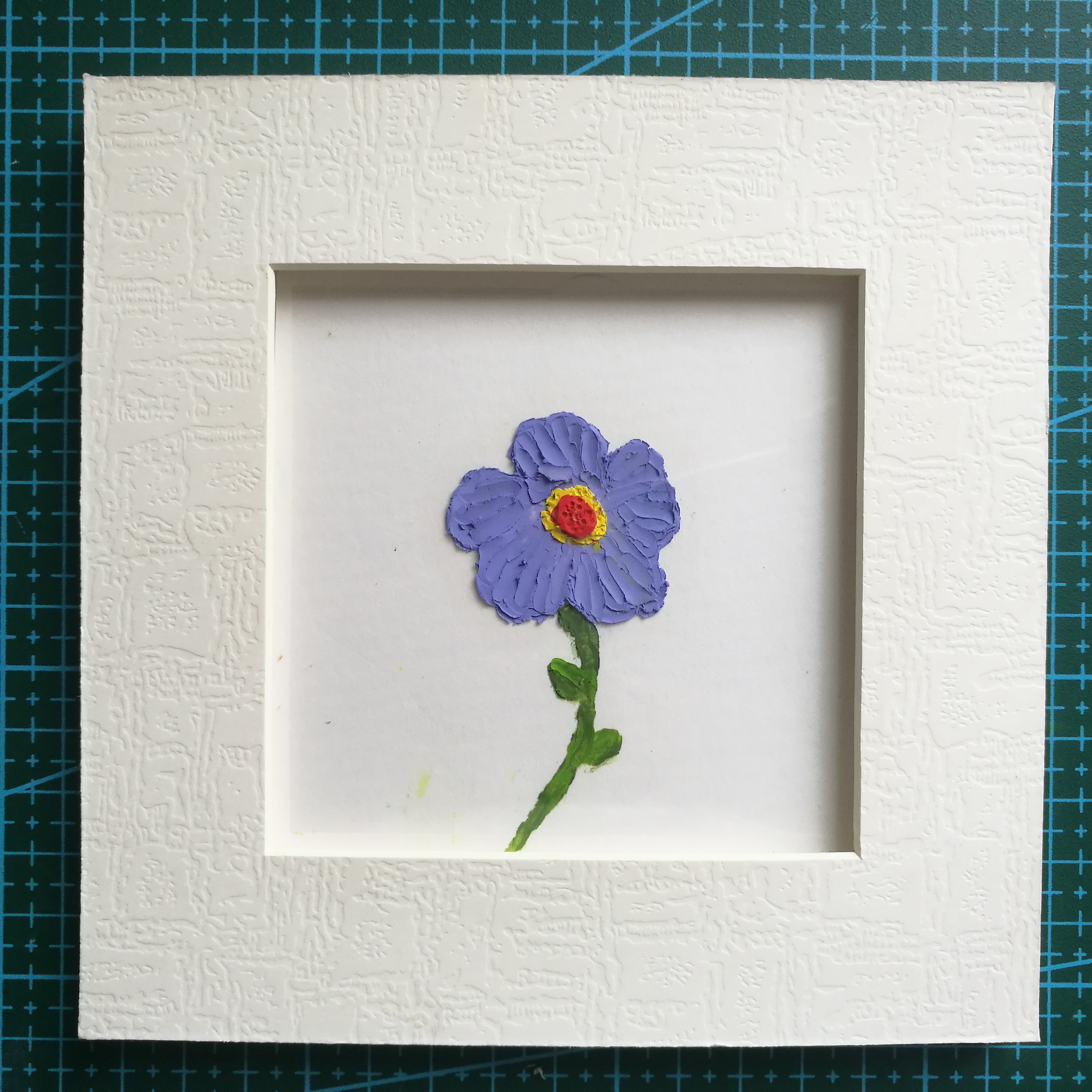 南京卡纸小相框立体空间油画棒干花标本中空简易纸画框卡纸