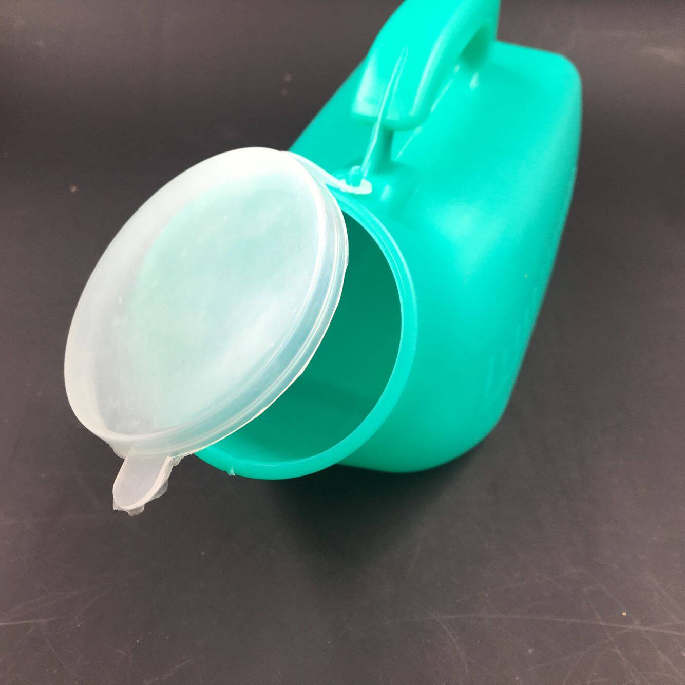 加厚卧床老人尿壶 男用夜壶带盖 1200ml大容量尿盆瘫痪病人接尿器