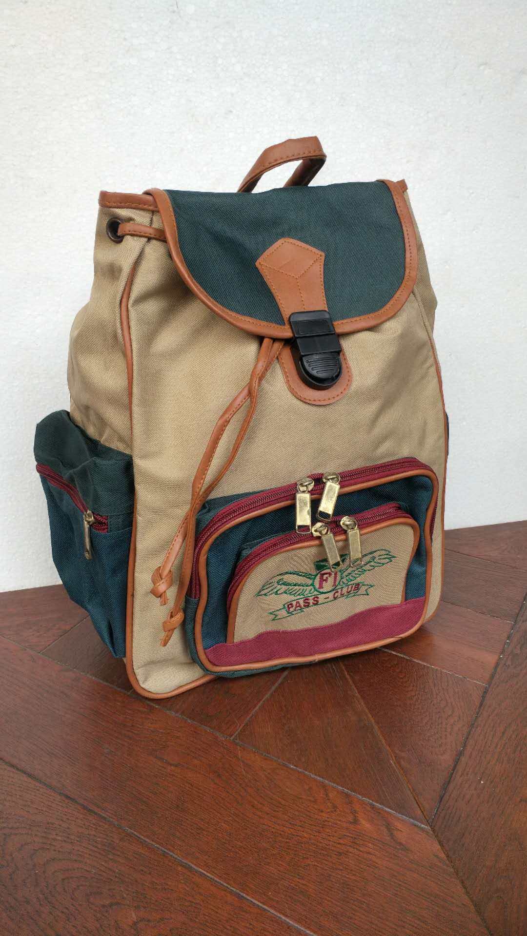 八十九十年代绝版库存学生书包双肩包影视道具怀旧女士包袋