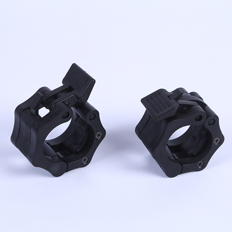 快速奥杆卡头50mm快拆卡扣坚固耐用磨砂塑料杠铃安全卡扣ob杆