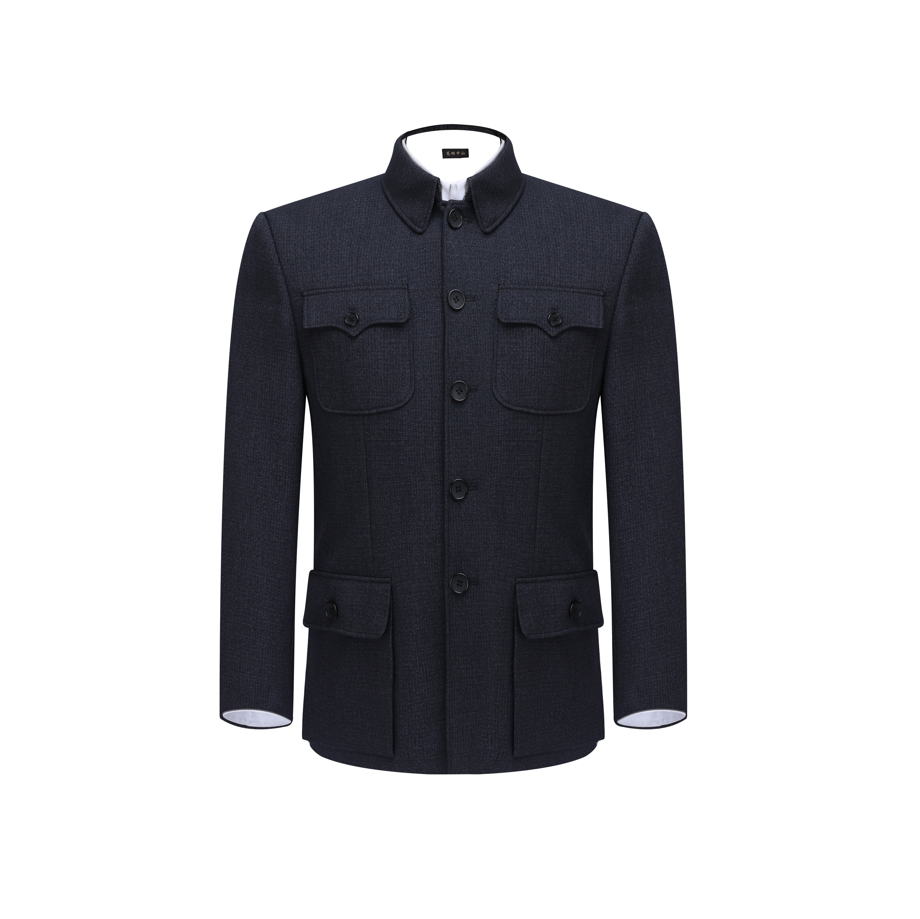 中山装单层中老年上衣春夏季薄款男外套老人中山服内民族服装