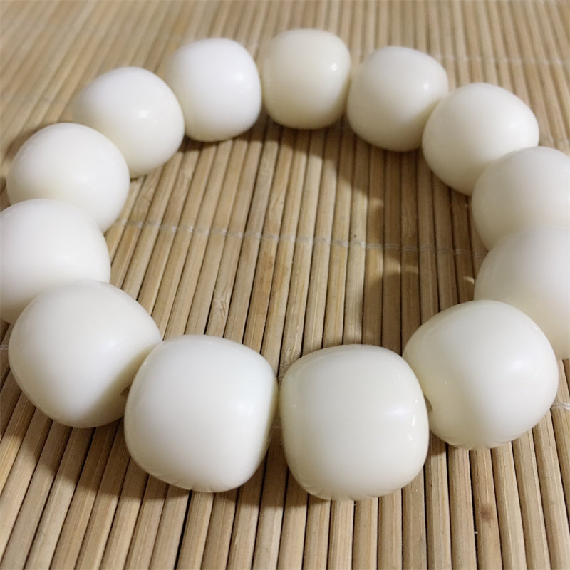 老型天然象牙果老型手串佛珠牙果单圈手链桶珠佛珠