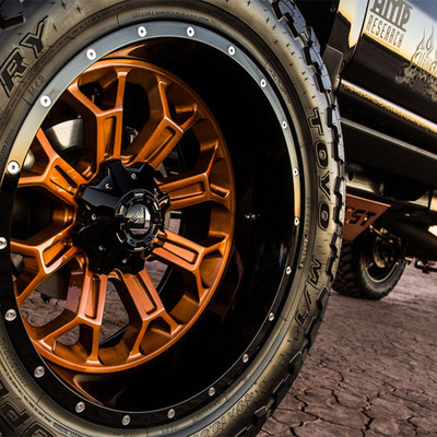 fueld561猛禽f150牧马人crush17寸负值轮毂越野轮毂