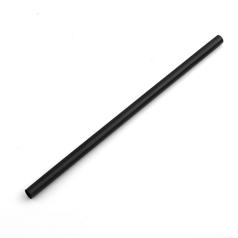 吸管8mm210mm独立纸包装黑色咖啡直吸管中100支吸管