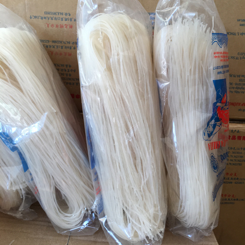 东盟百汇:越南进口bun tuoi米粉干500g正宗手工圆米线鸡牛肉汤粉丝5袋