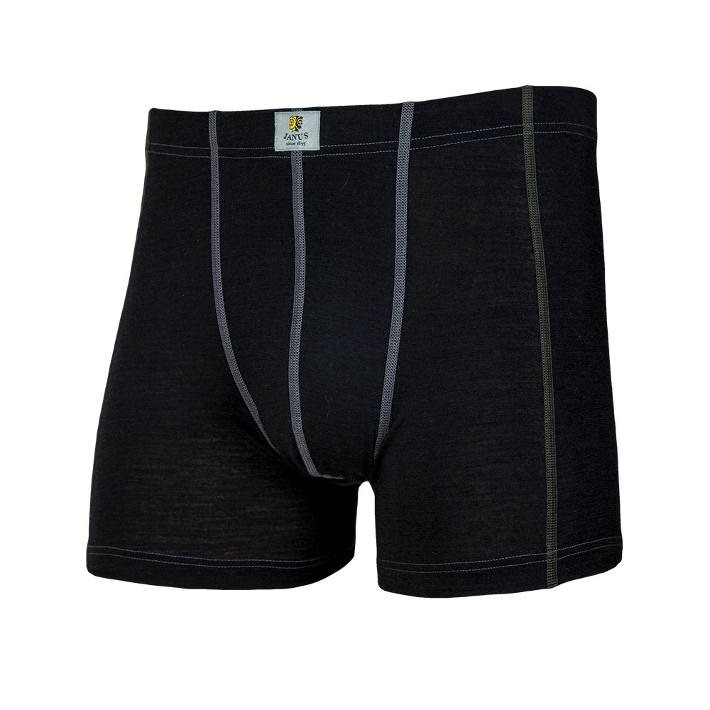 挪威janus美利羊毛成人男女透气吸汗平角内裤男平角内裤