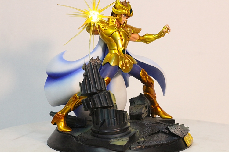 圣斗士星矢狮子座艾欧欧里手办雕像摆件saintseiya手办