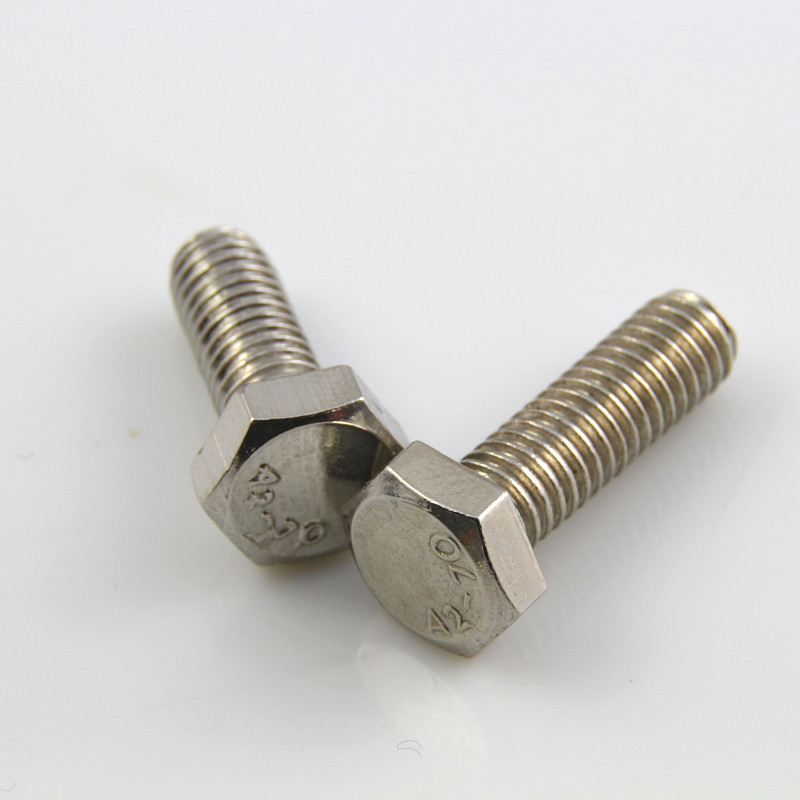 六角不锈钢螺栓螺钉螺丝m4m5m6m8m10m12m16包邮gb30螺栓