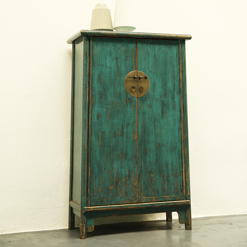 仿古鞋柜放鞋玄关中式大小实木装饰家私做旧鞋柜