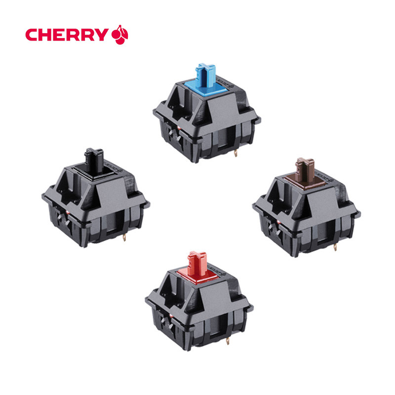 cherry樱桃mx开关九轴轴体银轴粉轴青红红茶键盘