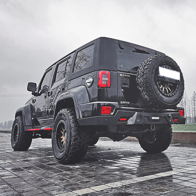 北京bj40plus改装前后刀锋柴油bj40l赤枭套装保险杠