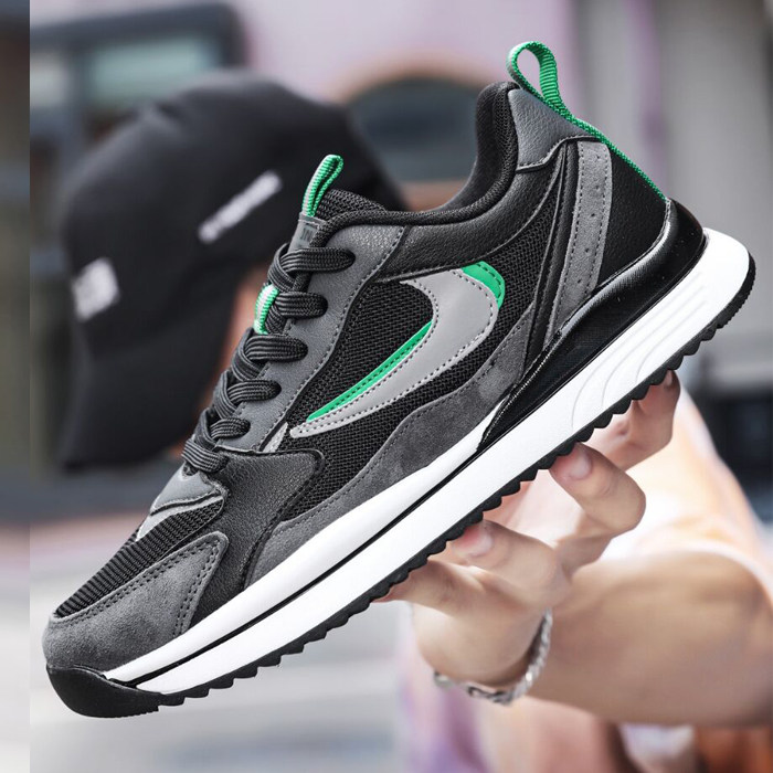 光速男鞋2021秋季男士运动鞋透气网面防滑跑步跑步鞋