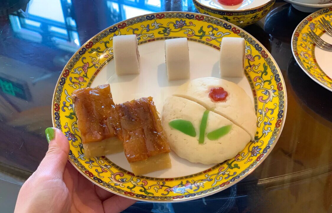 网红老北京宫庭糕点富华斋饽饽铺 孙尼额芬白糕 北