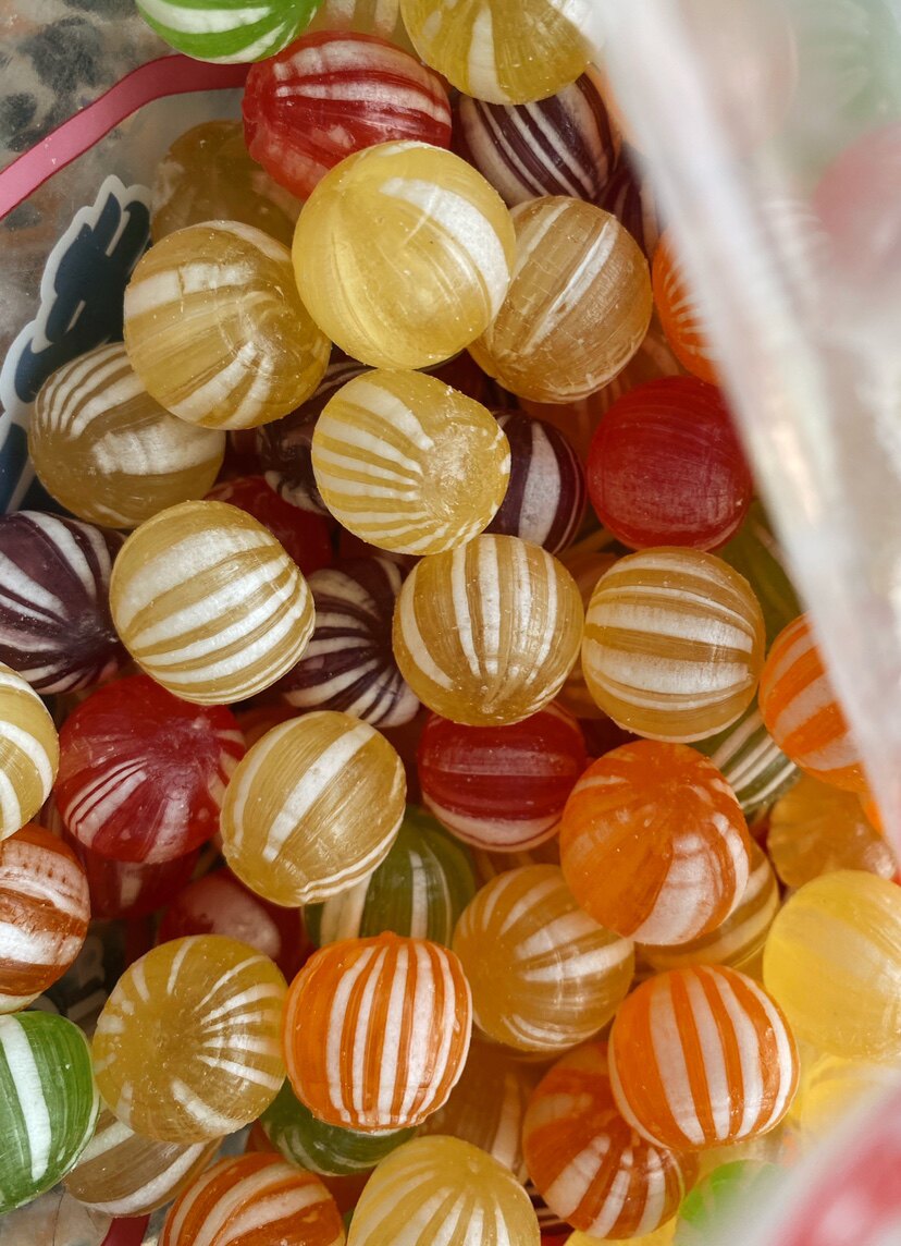 网红北京王府井百货大楼怀旧平果局弹球糖球糖果糕点中式糕点