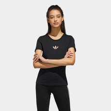 Adidas official website adidas clover women's round neck pullover short sleeve T-shirt GH7779 GH7780 Adidas official website adidas clover women's round neck pullover short sleeve T-shirt GH7779 GH7780