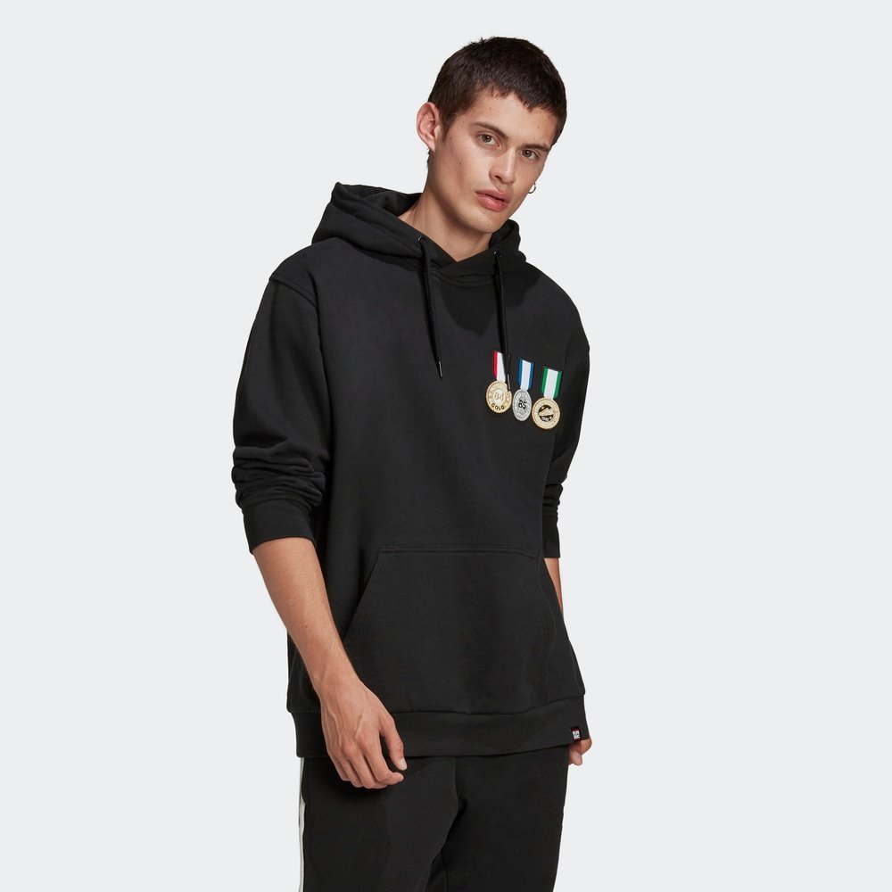 adidas阿迪达斯官网三叶草rundmc联名男装运动连帽运动茄克