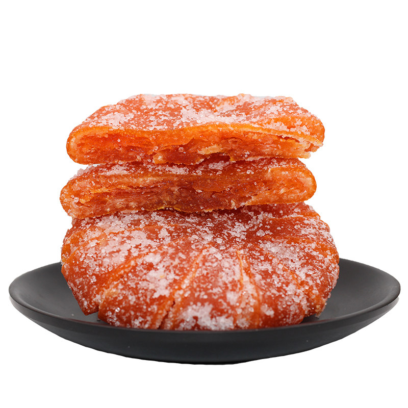 四川土特产桔饼桔红橘饼砂糖桔蜜蜜饯果脯零食金桔类制品