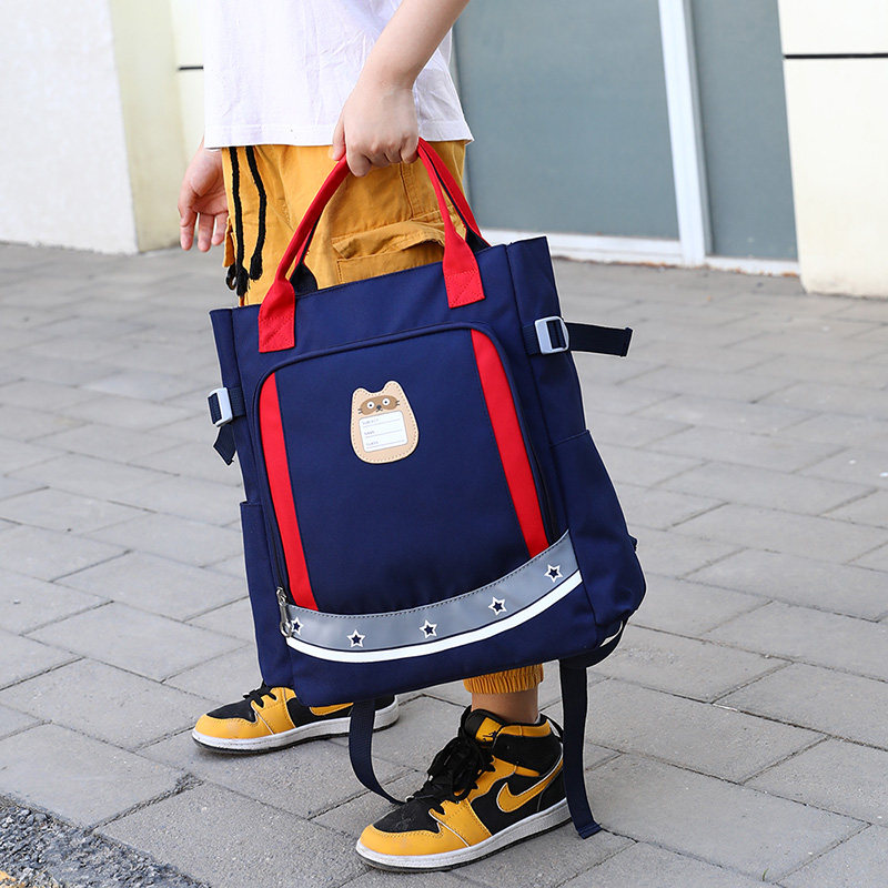 补习小学生书包双肩背包手提儿童补课包手拎学习双肩背包