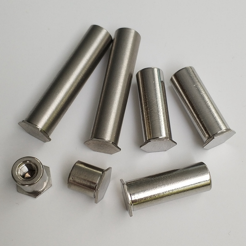 压铆不锈钢盲孔螺柱螺母柱压铆螺套bsosm4螺柱