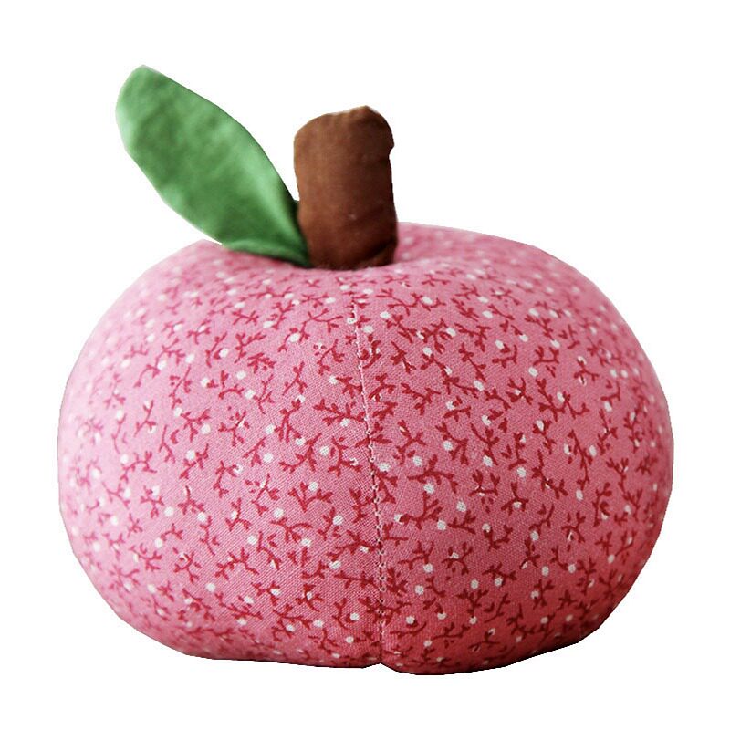 家居布艺仿真苹果摆设创意手工艺品可爱布偶装饰摆件