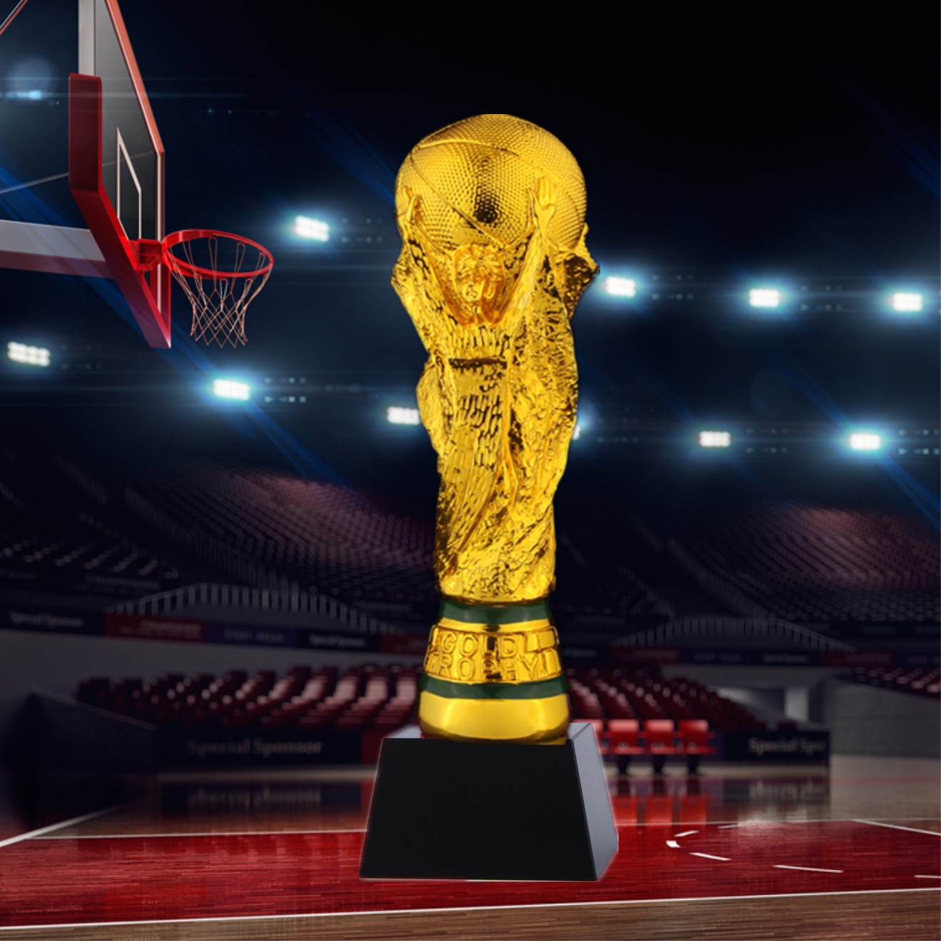 水晶奖杯篮球比赛冠军mvp学校学生学生运动运动会奖杯