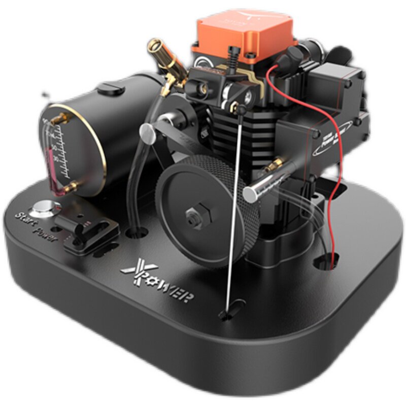 微型拓阳冲程单缸风冷甲醇发动机汽油引擎套装车模