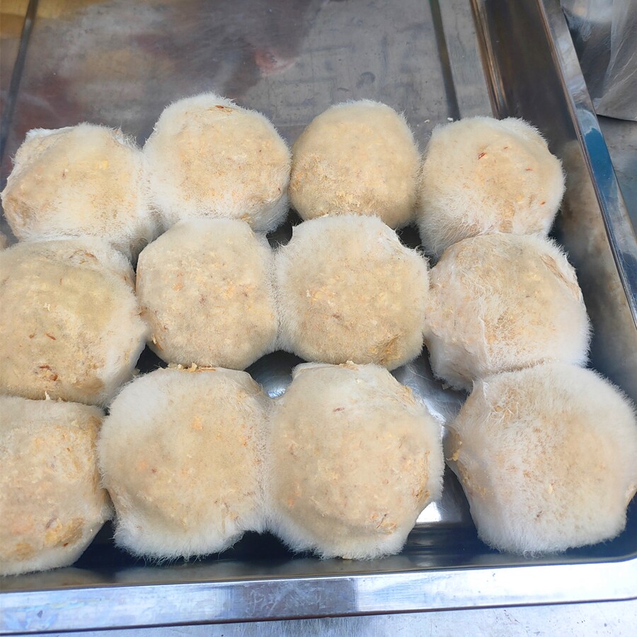 湖北监利特产霉渣球霉豆渣湿霉渣煮汤霉豆腐腌制