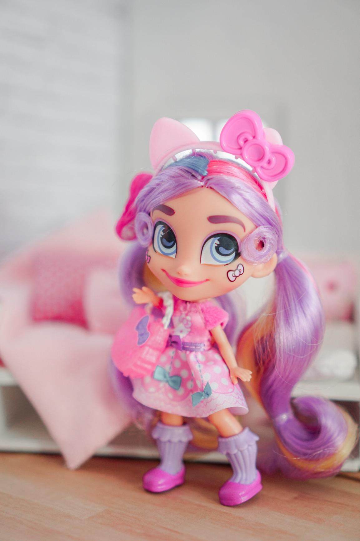 美国正品美发娃娃四代三代五代惊喜kitty限量娃娃