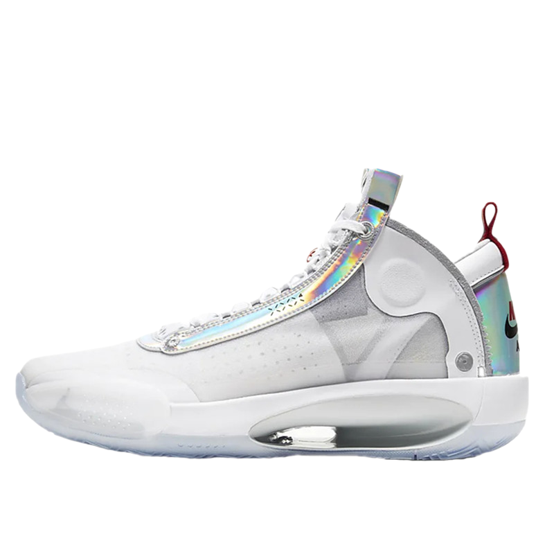 airjordan34aj34彩虹白镭射男子篮球鞋bq3381ar3240101800
