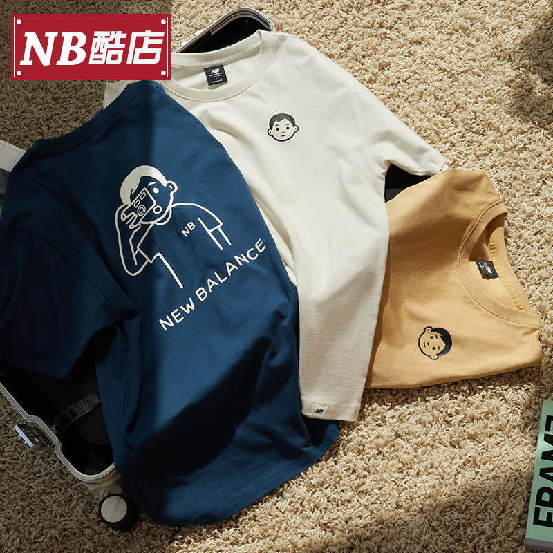 newbalancenoritake联名nb小人休闲纯棉男女女款运动t恤