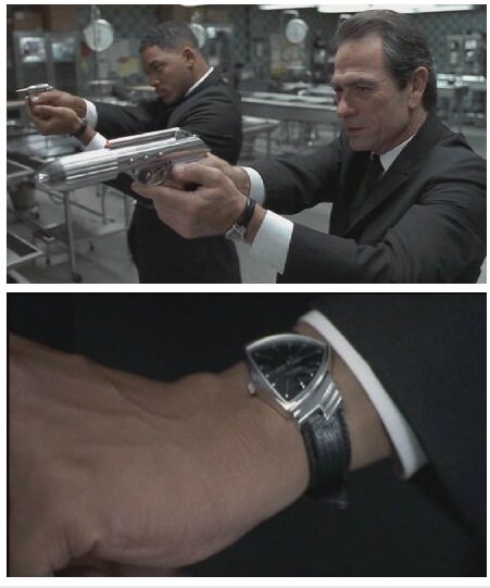 美国代购正品黑衣人hamilton汉密尔顿h24411732三角形手表瑞士腕表