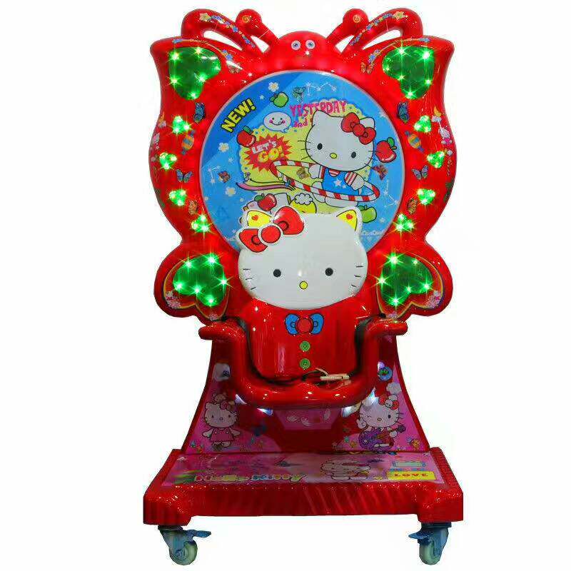 2018新款厂家直销投币摇摇摇车凯蒂猫摩天轮电动摇摆机