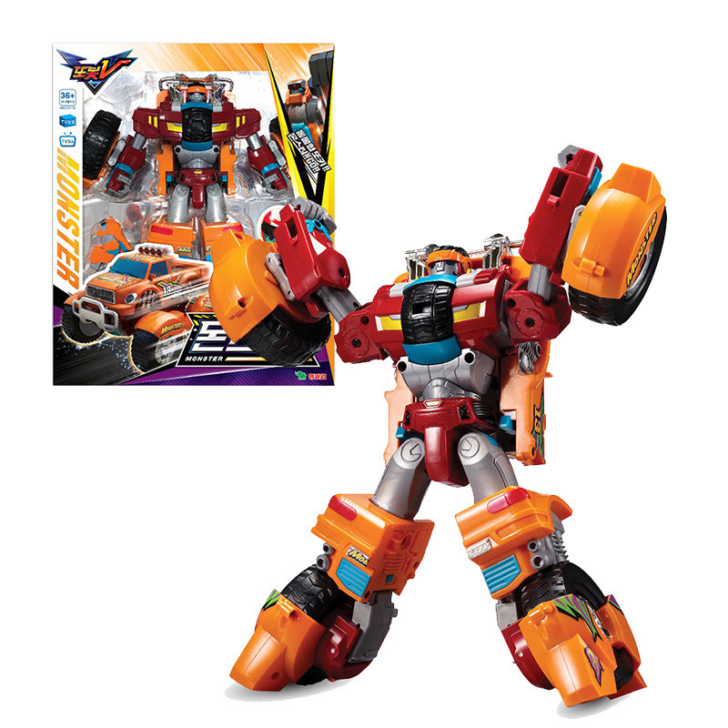 变形玩具韩国进口托宝机器人兄弟越野车儿童男孩儿童机器人
