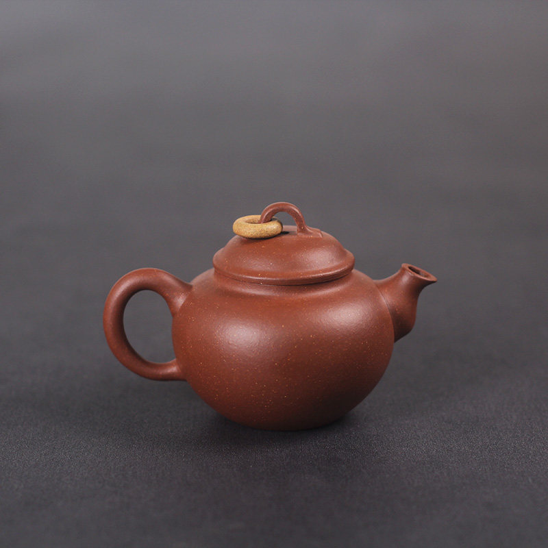驯砂记可爱紫砂壶130cc单圈文心手工降坡容量茶壶茶壶