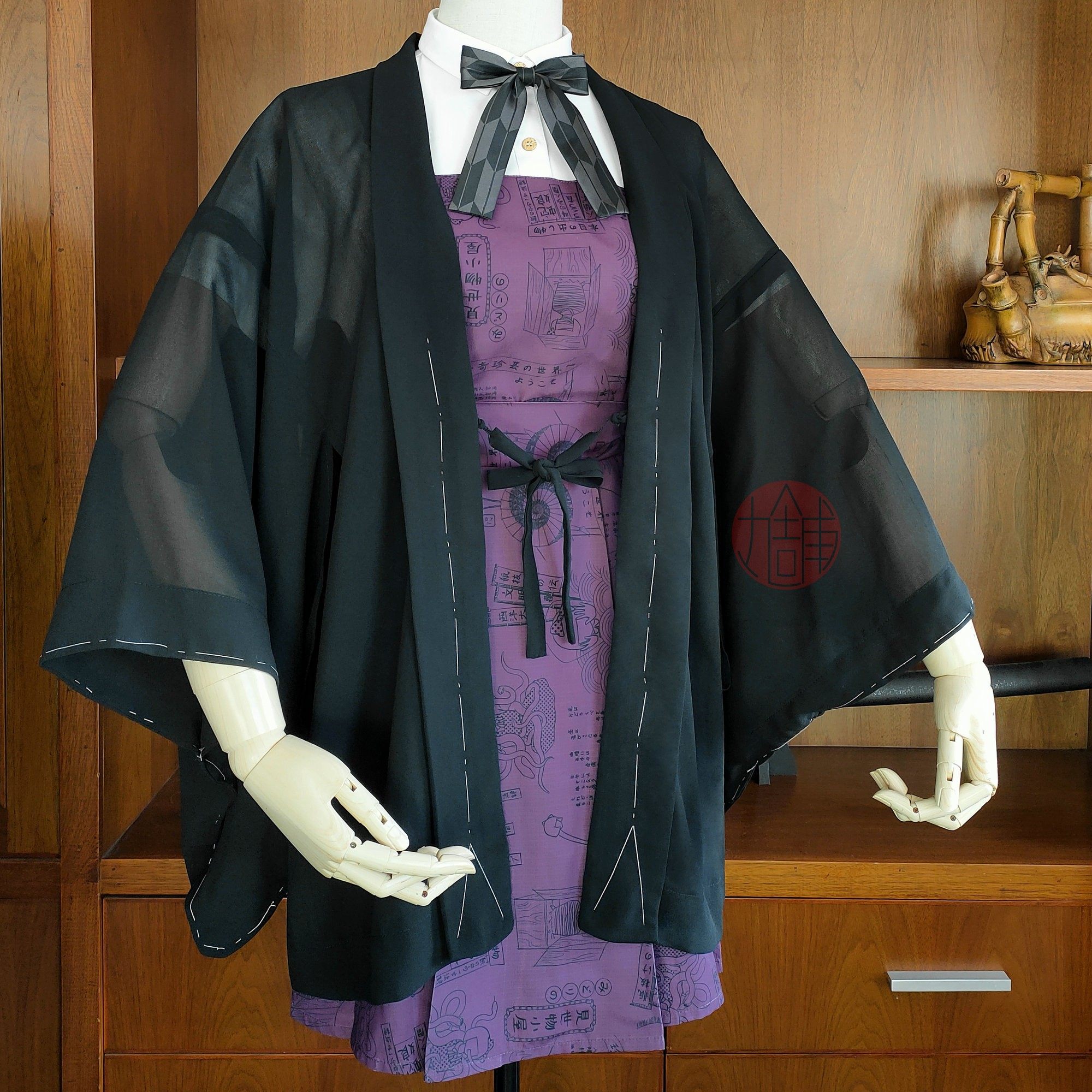 丸舗单衣羽织多色不透半透正统和服着物短外套短外套