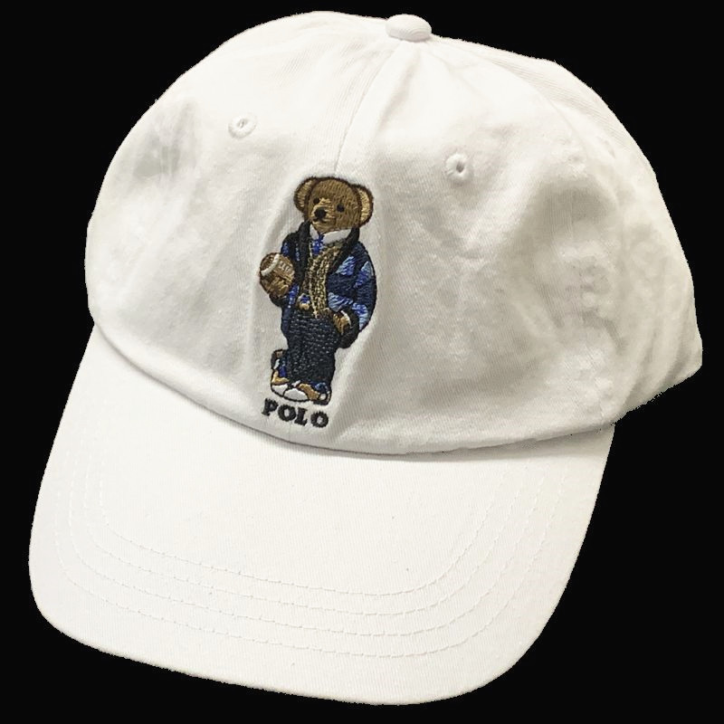 保罗polo小熊棒球帽女韩版休闲百搭潮牌鸭舌帽防晒帽子