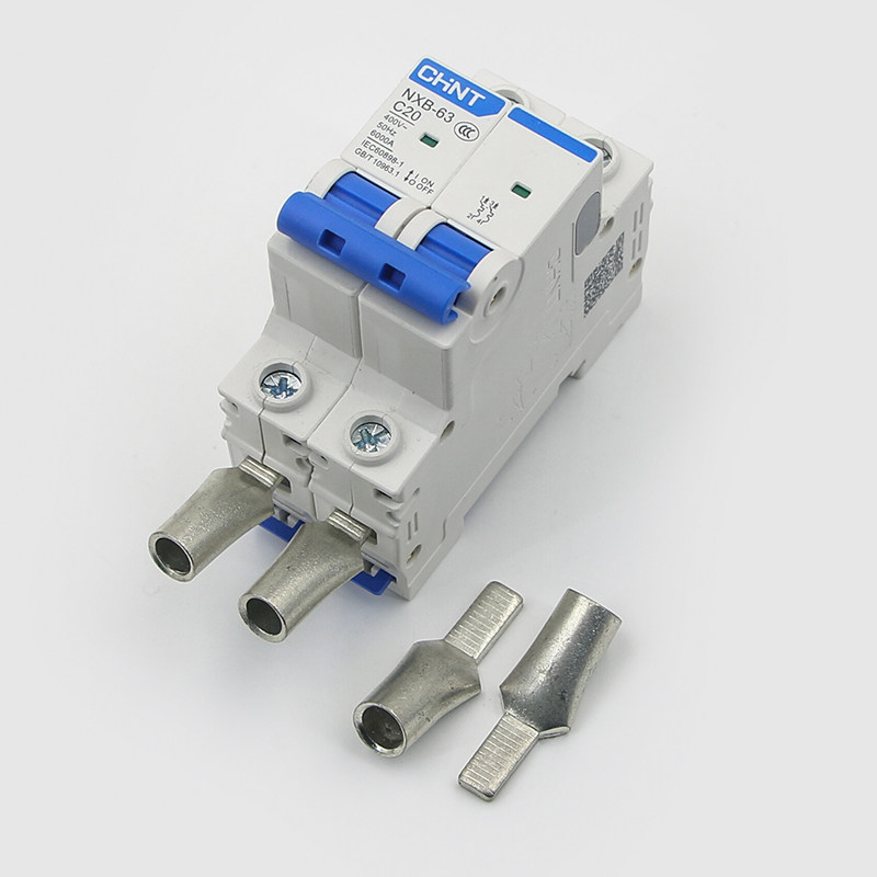 接线端子c45鸭嘴空开插针接头紫铜国标单压插铜线接线端子
