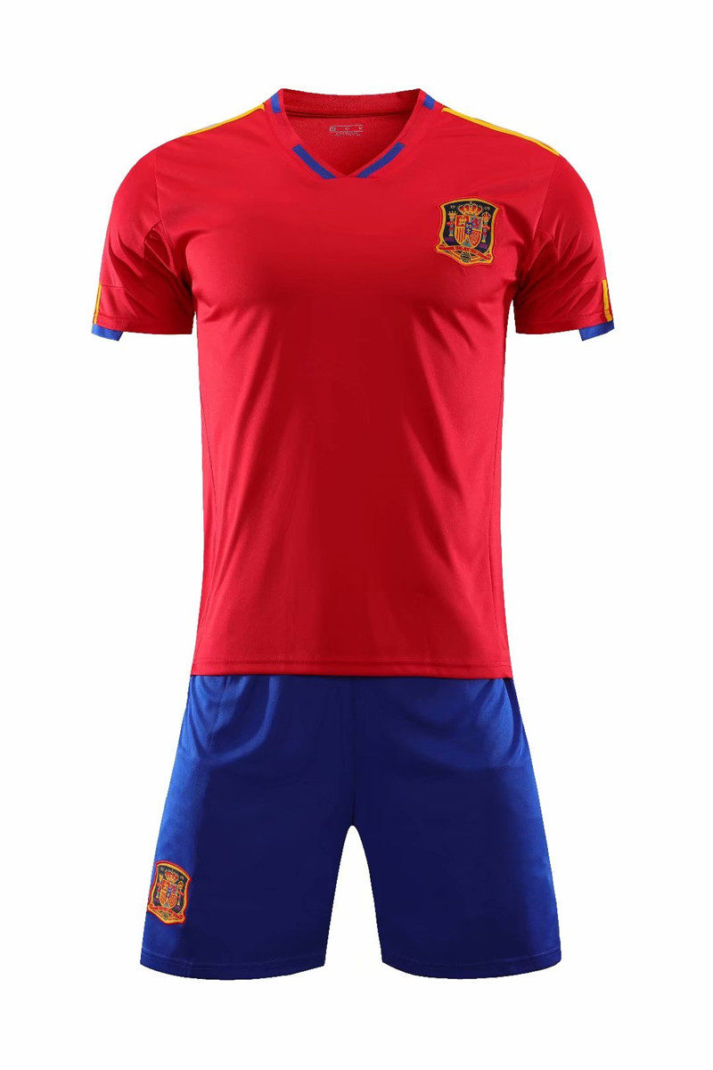 2010年世界杯西班牙复古老款球衣定制哈维托雷斯成人儿童亲子套装