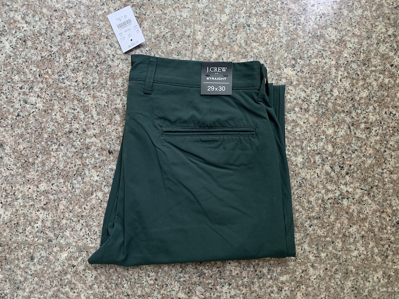 现货J.CREW男薄款直筒微弹休闲裤chino夏款