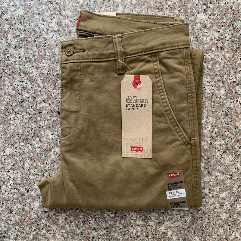 现货Levi's/李维斯男常规锥形窄脚休闲裤XXChino春夏款#852260072