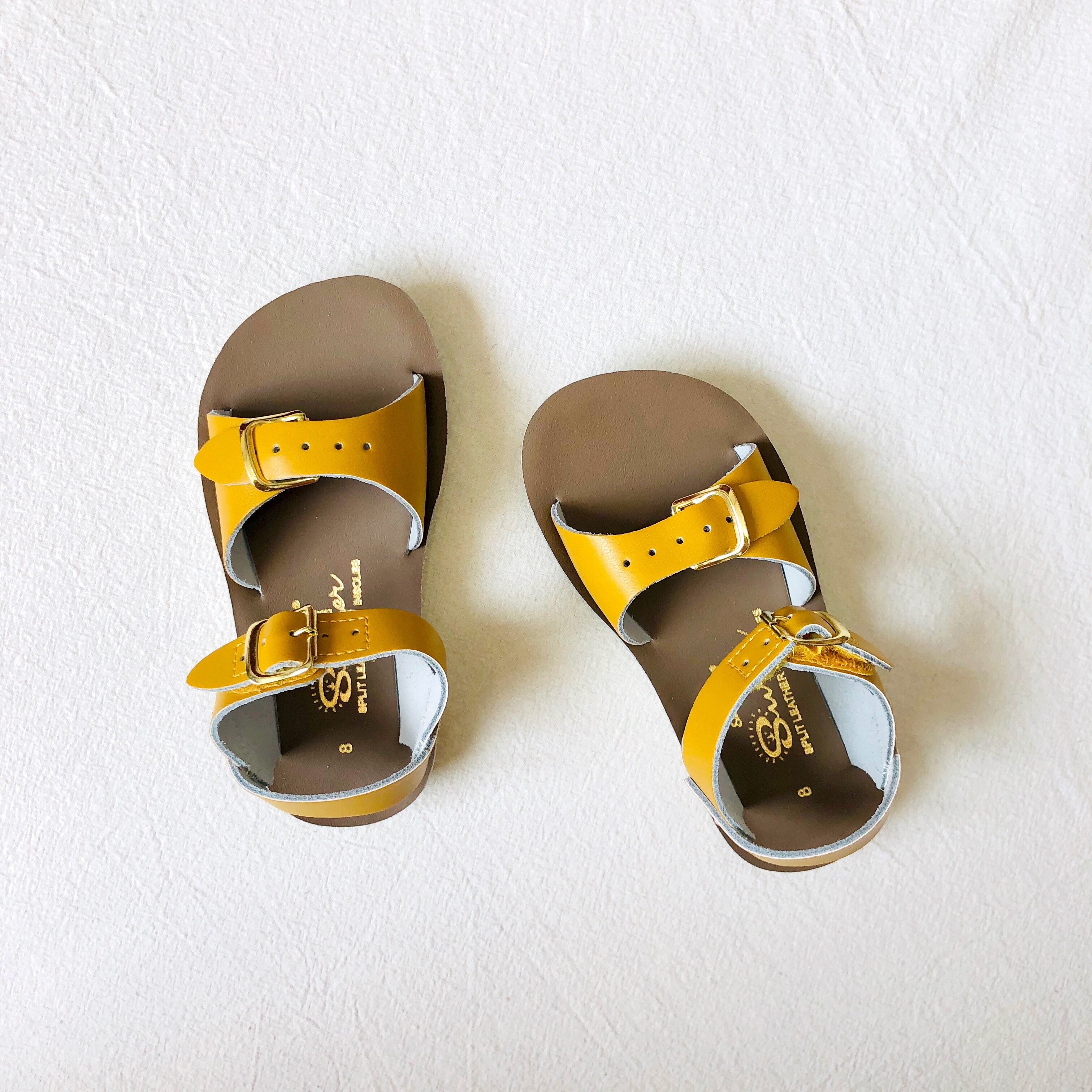 现货美国saltwater男女儿童防水沙滩凉鞋