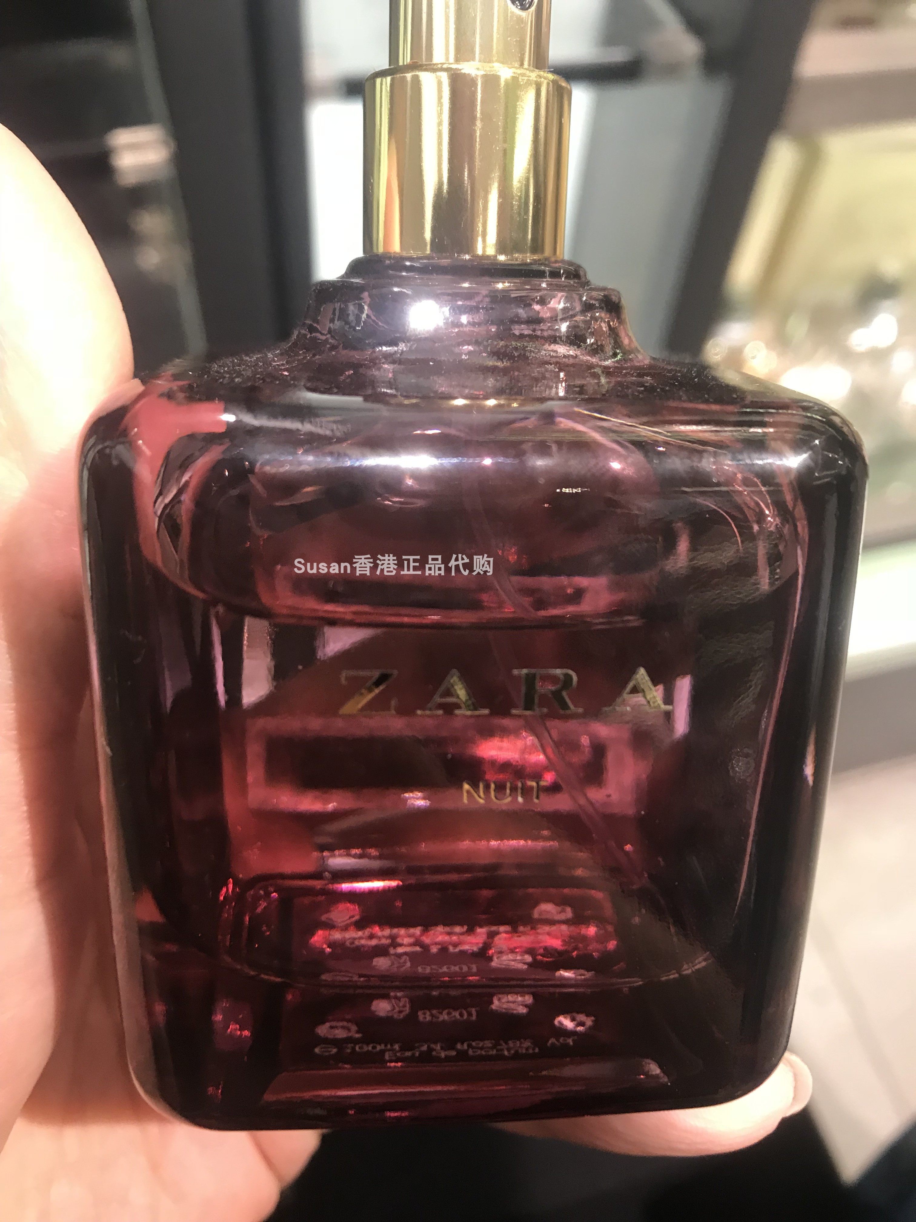 香港代购zara专柜nuit夜色浓女生奶香味东方香型香水包邮