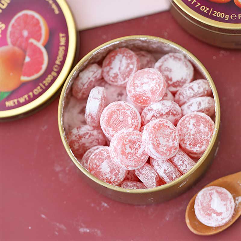 嘉云进口糖水水果糖德国糖果罐装铁盒礼盒盒装传统糖果