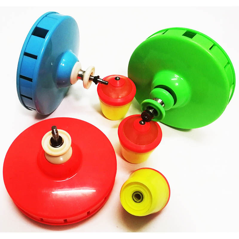 空竹五福14.5厘米气囊轴承单头减震风火轮单向空竹