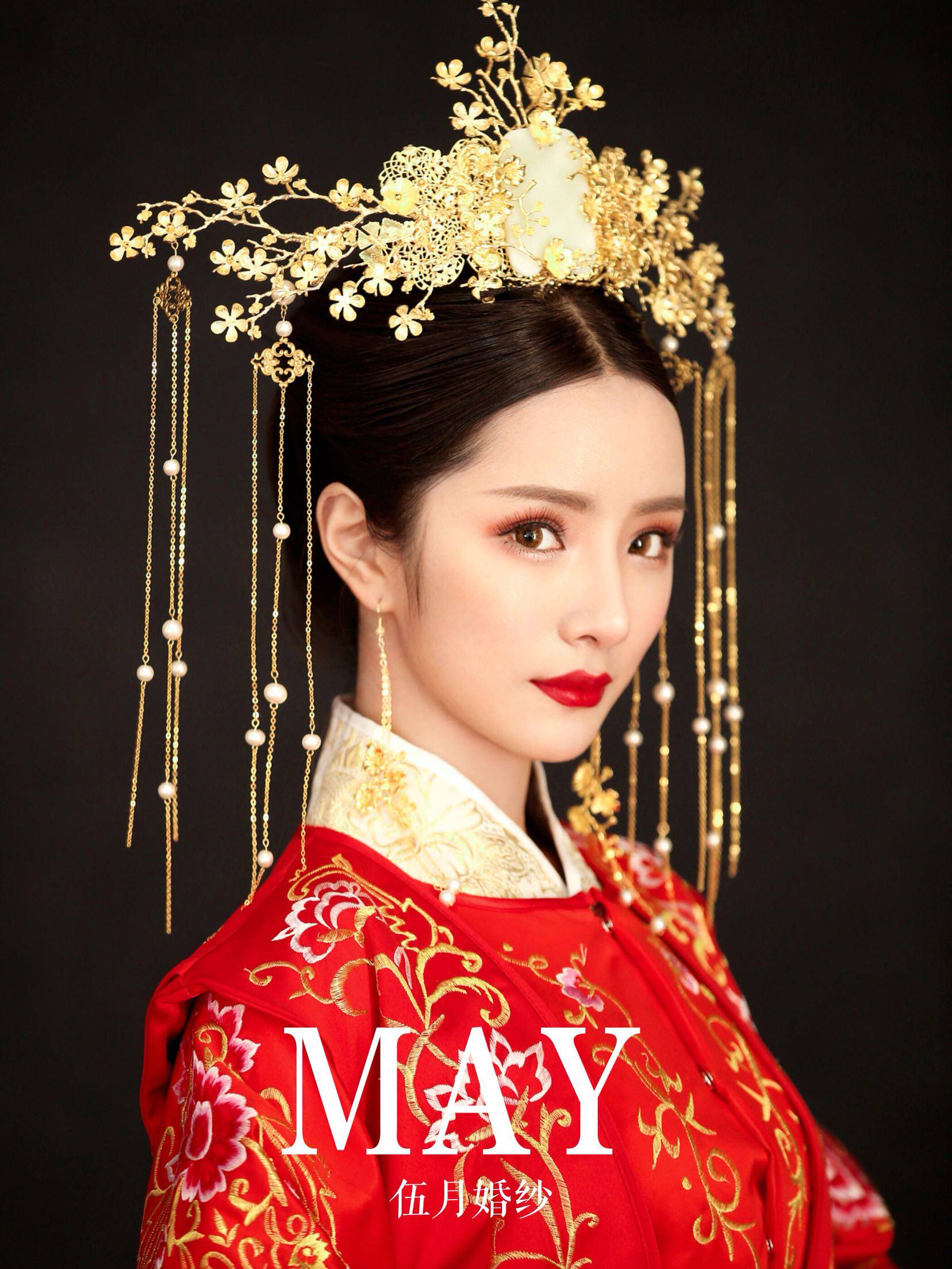 原创凤冠尹霞饰品扶摇同款中式新娘发饰