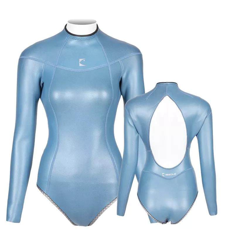 潜好bestdive女神自由潜湿连体比基尼泳衣潜水服大水潜水服